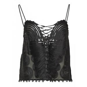 NEW ULLA JOHNSON zina top in noir
